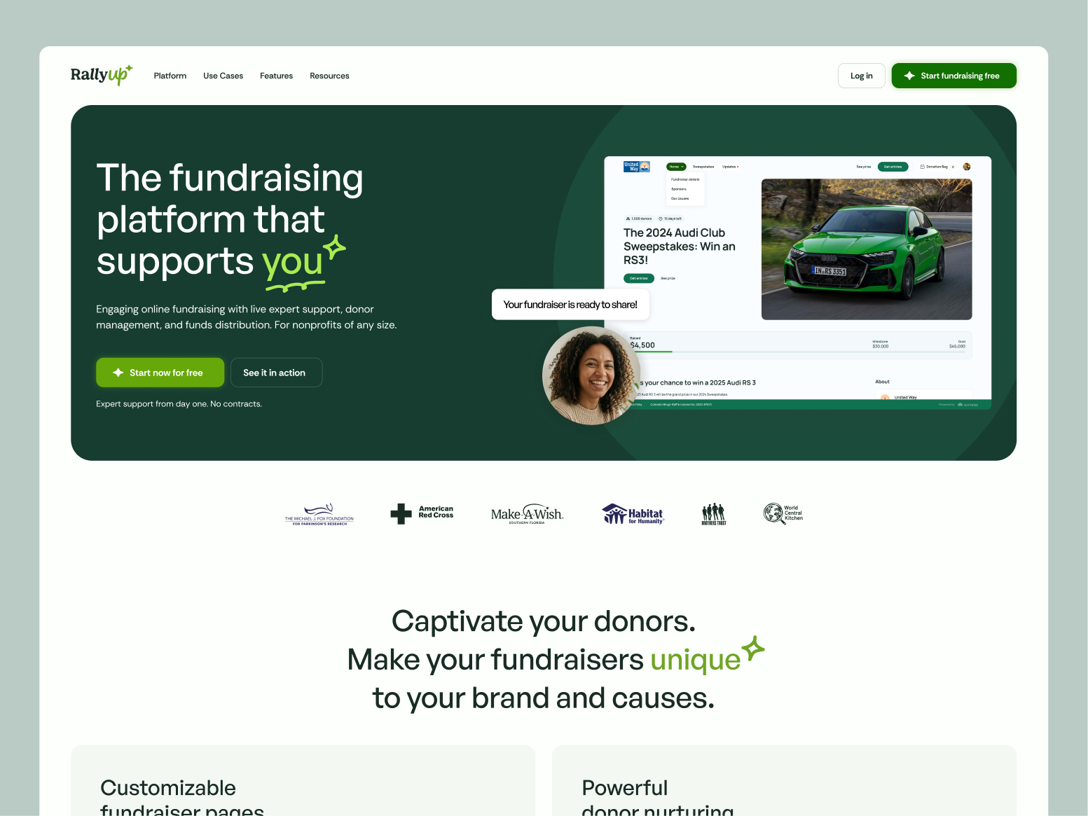 Web Design - RallyUp